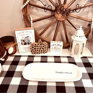 Thankful & Blessed Tableware